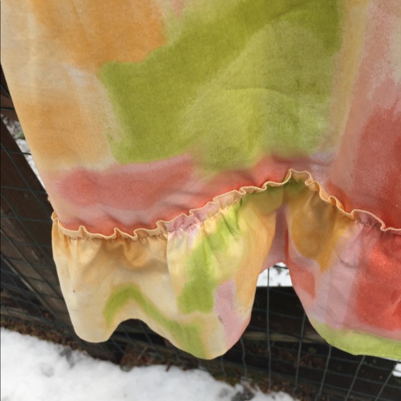 Alfani molted sherbet colored cotton chemisenight dress,HP25 - Picture 8 of 15